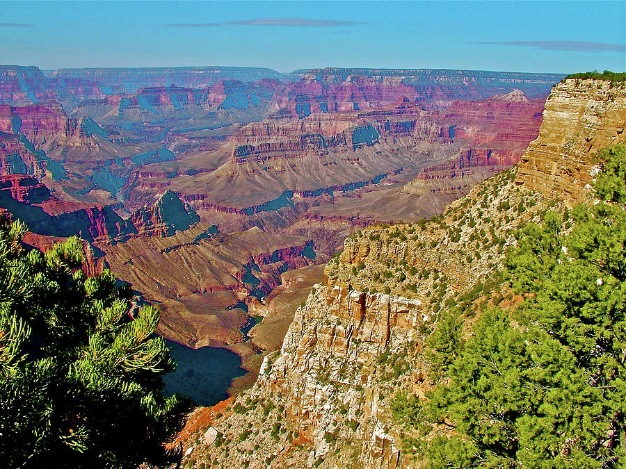 Pima Point View in Grand Canyon National Park-Arizona Photograph by Ruth Hager