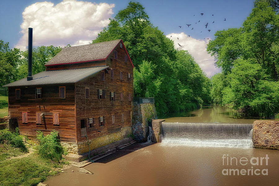 Pine Creek Gristmill Photograph by Priscilla Burgers