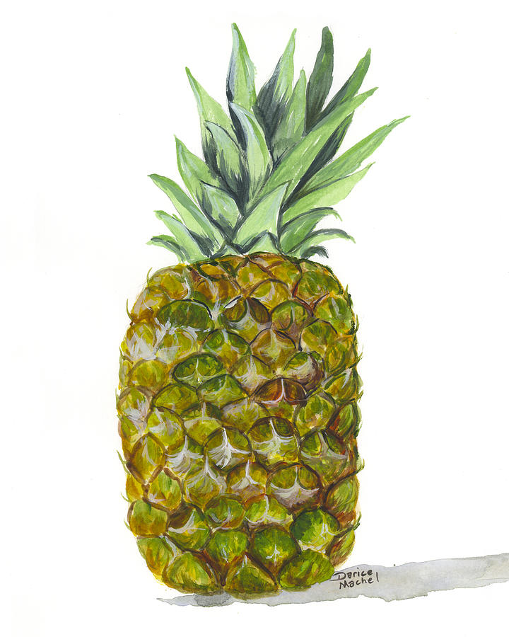 Pineapple Painting by Darice Machel McGuire