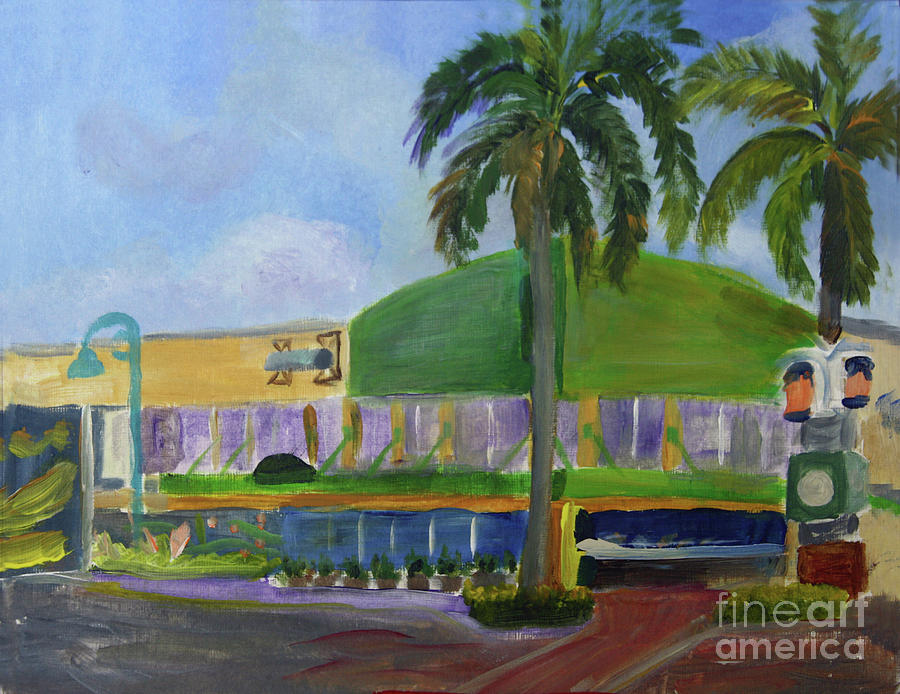 Pineapple Grove Painting by Donna Walsh
