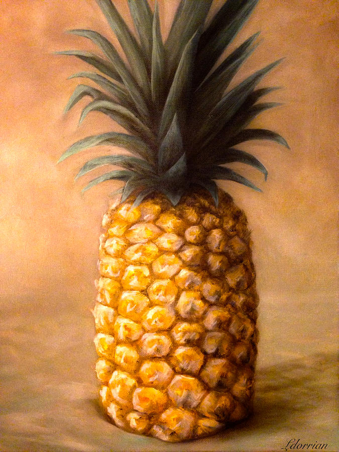 Pineapple Painting By Leah Dorrian Fine Art America   Pineapple Leah Dorrian 