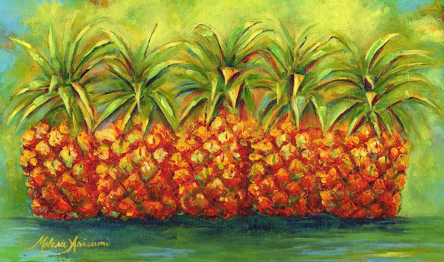 Hawaii Painting - Pineapple Ohana by Malorie Arisumi