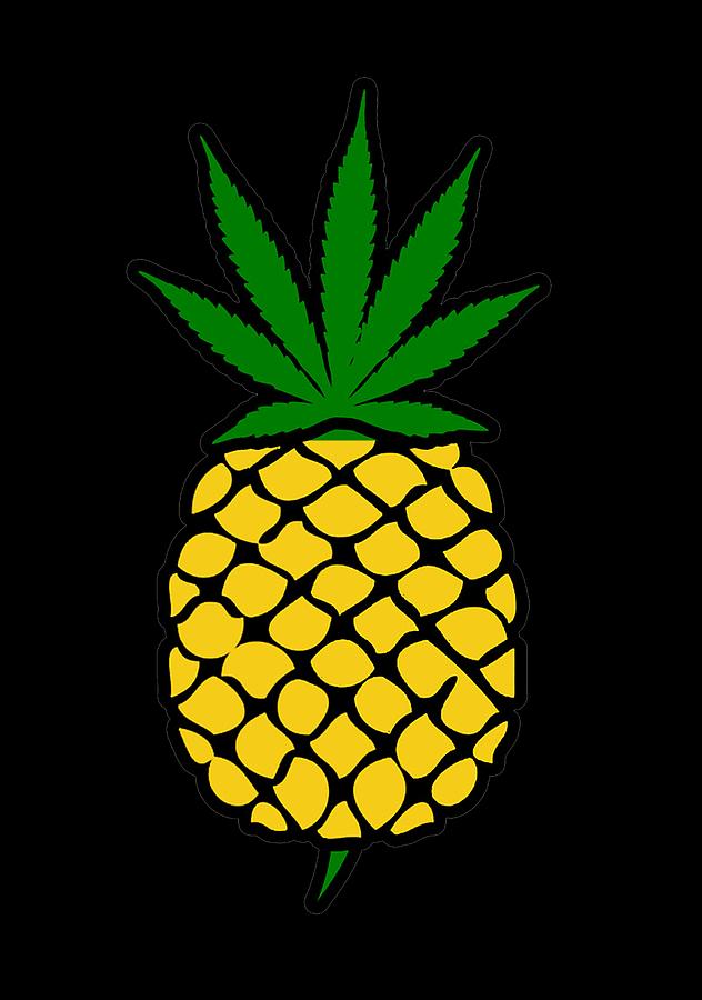 Pineapple top weed shirt