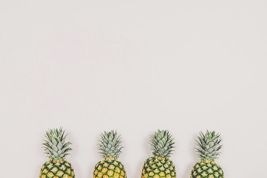 Pineapple Photograph - Pineapples by Happy Home Artistry