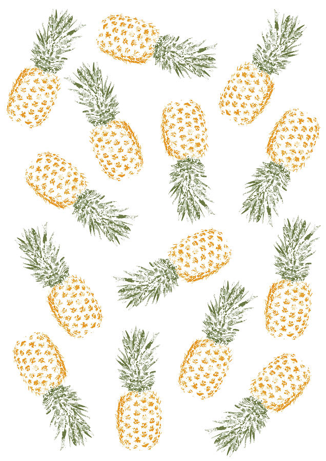Summer Painting - Pineapples by Rui Faria
