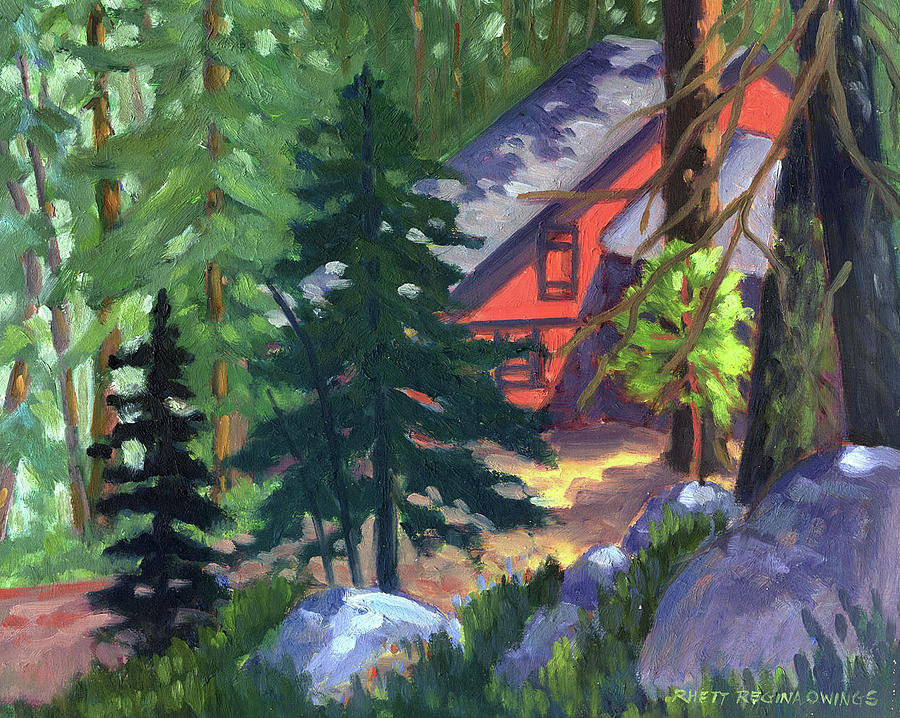 Pinecrest Cabin Painting By Rhett Regina Owings