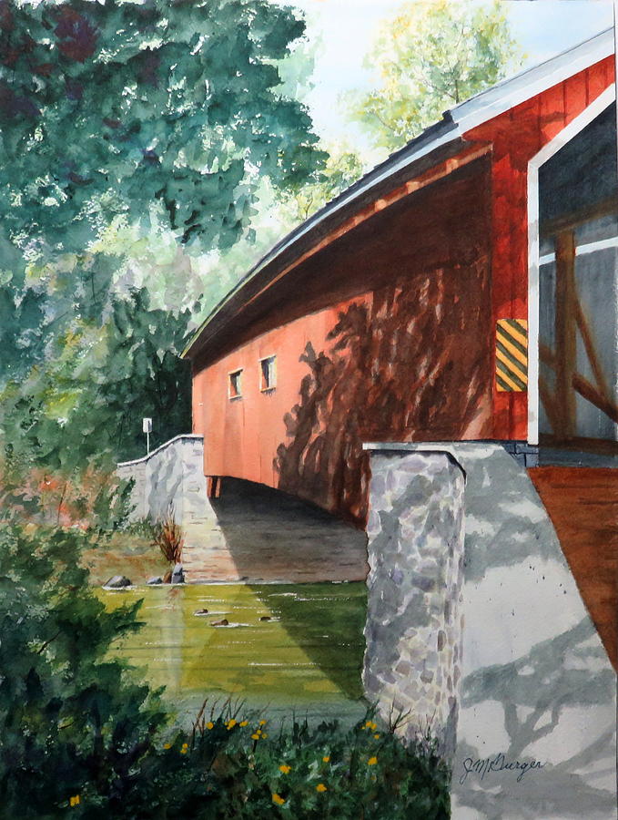 Pinetown Bridge Painting by Joseph Burger