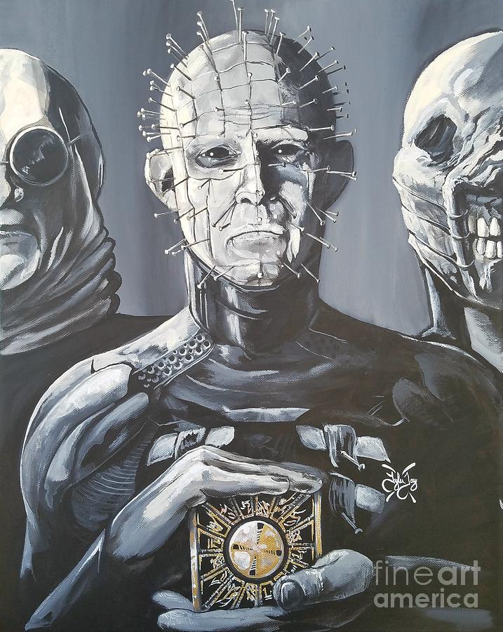 Pinhead and cenobites Painting by Tyler Haddox