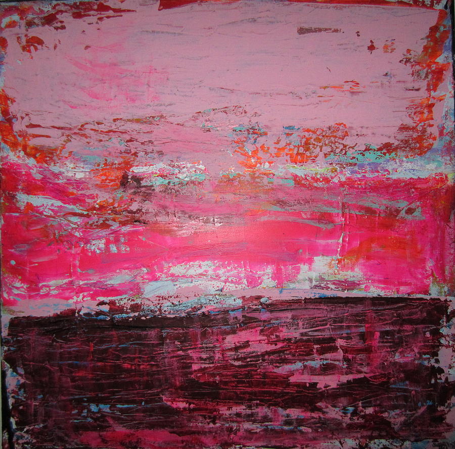 Pink About It Painting by Francine Ethier
