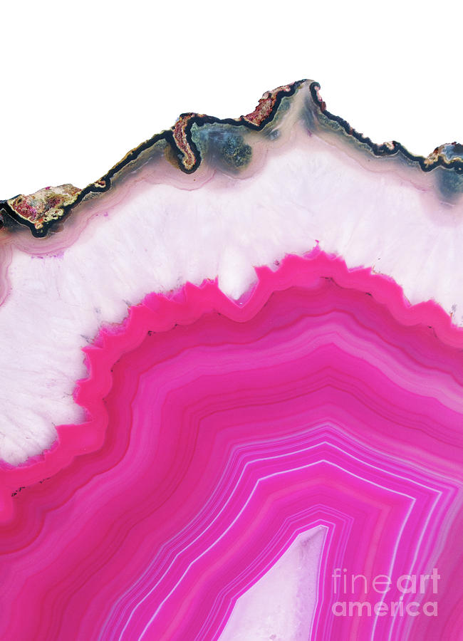 Pink Photograph - Pink Agate by Emanuela Carratoni