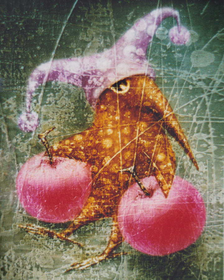 Still Life Painting - Pink  Apples by Lolita Bronzini