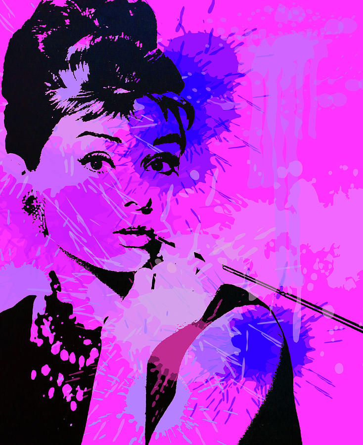 Pink Audrey Digital Art by Christopher McKenzie