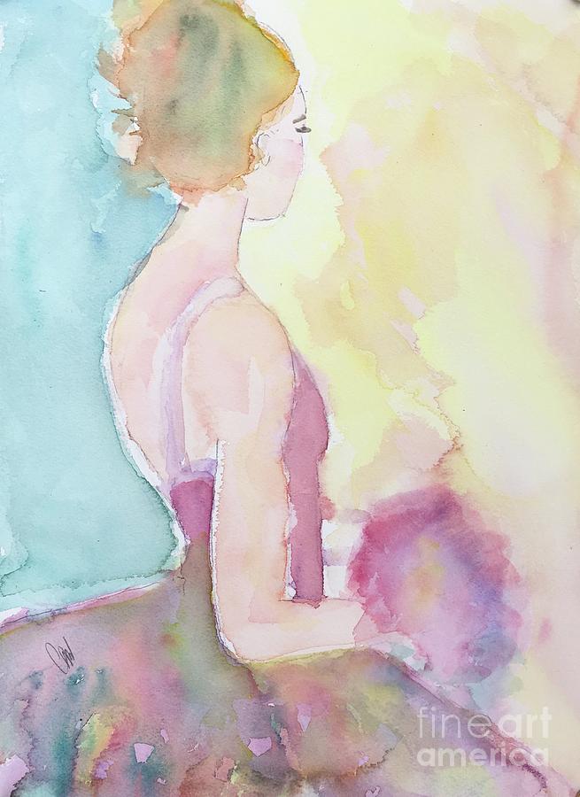 Pink ballerina Painting by Chloe Archer Fine Art America