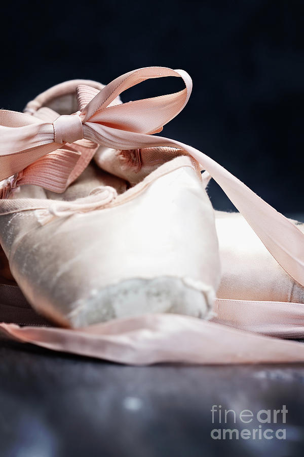Pink Ballerina Pointe Shoes Photograph by Stephanie Frey