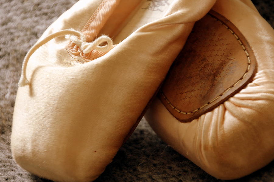Pink Ballet Pointe Shoes Photograph by Valerie Collins