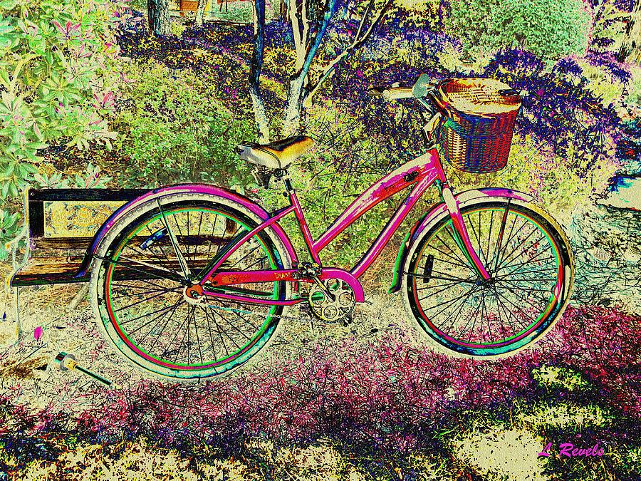 Pink Bicycle Photograph by Leslie Revels