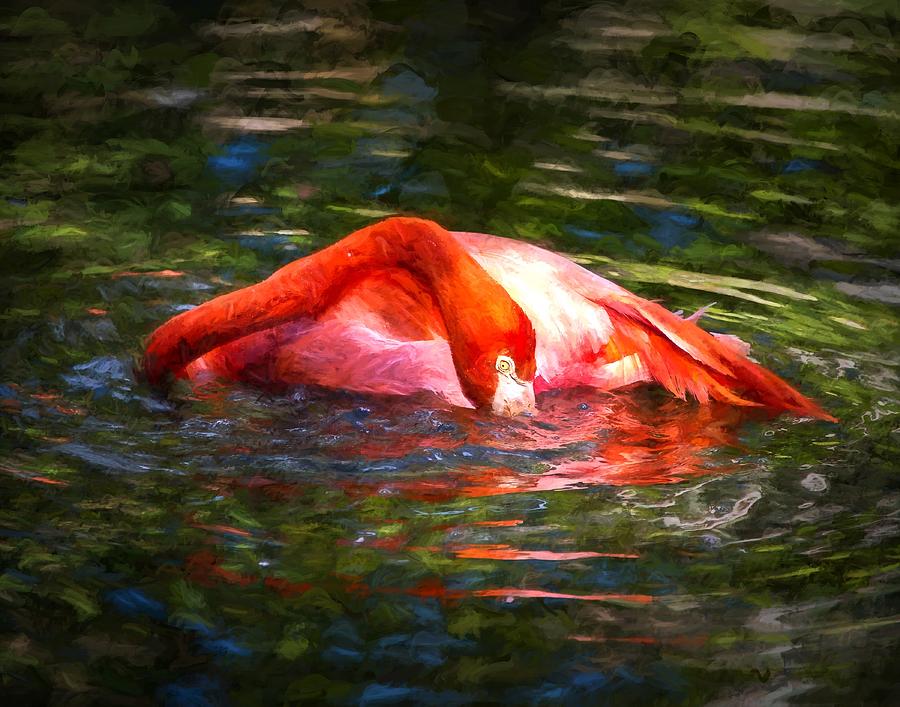 Bird Painting - Pink Bliss by Scott Mullin