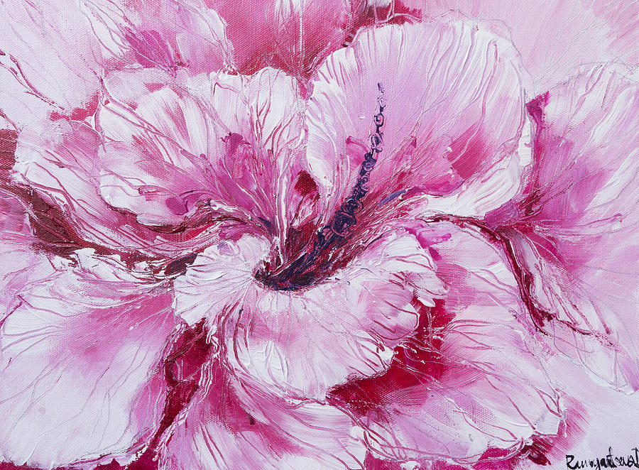 Flower Painting - Pink Blossom by Irina Rumyantseva