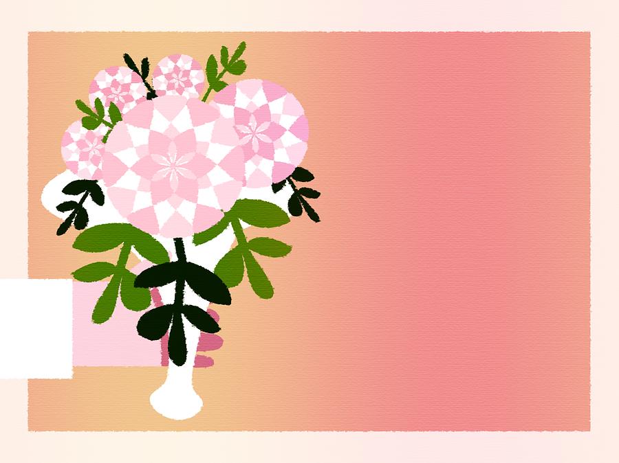 Pink Bouquet Digital Art