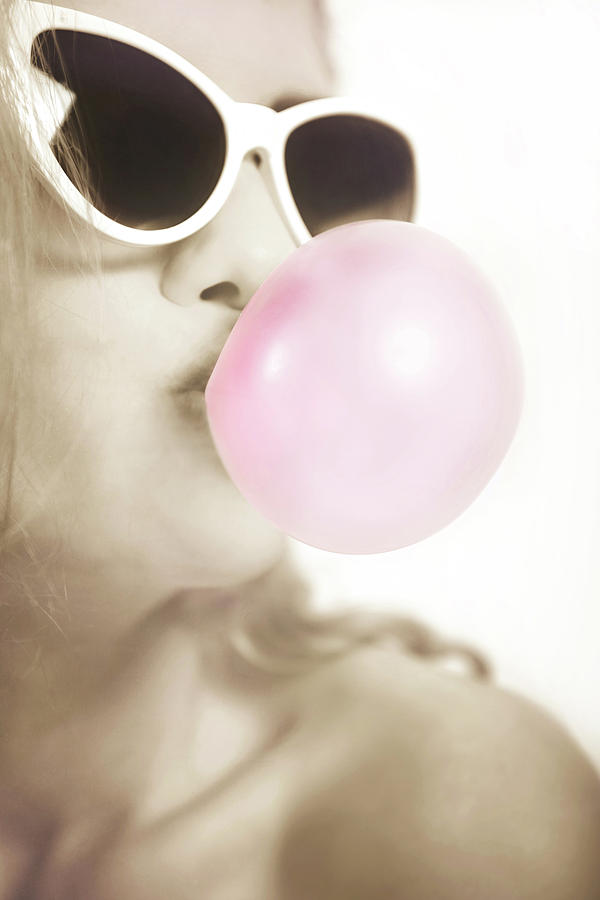 Pink Bubble Gum Photograph