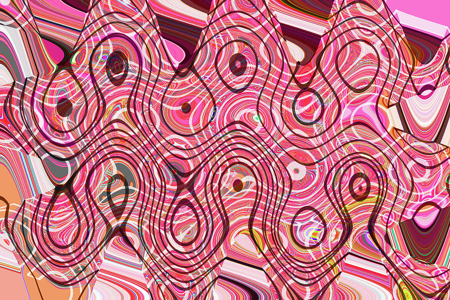 Pink Bubbles Digital Art by Tom Janca