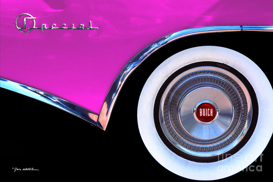 Pink Buick Special Photograph by Marc Nader
