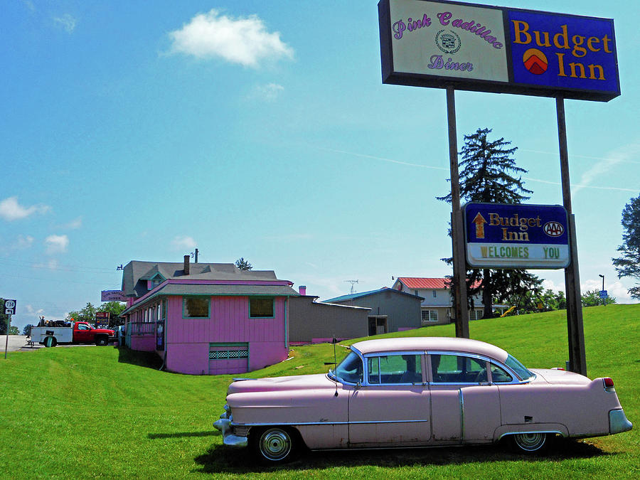 Pink Cadillac Diner 1 Photograph by Ron Kandt