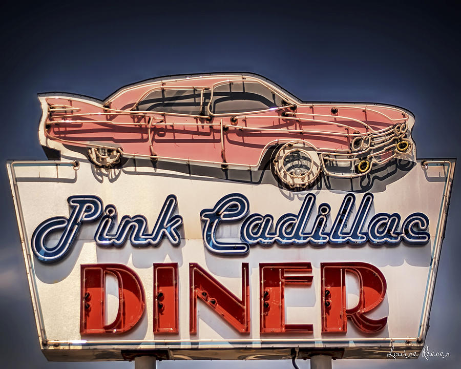 Pink Cadillac Diner Photograph by Louise Reeves