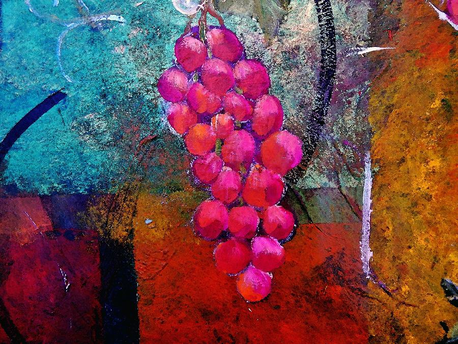 Wine Painting - Pink Cellar by Lisa Kaiser