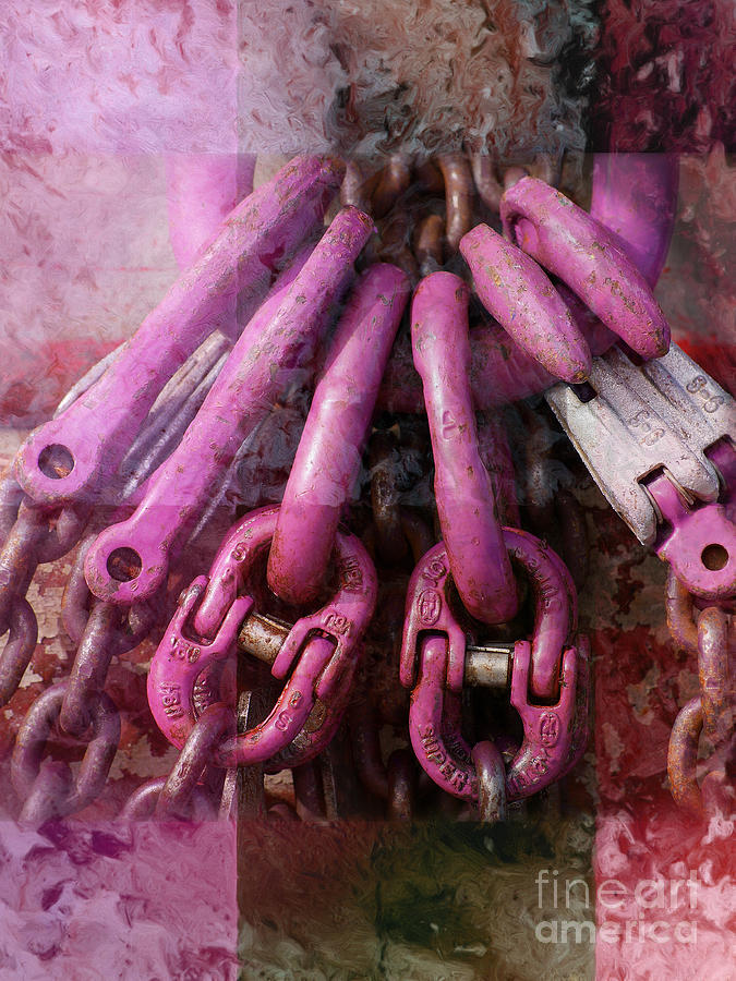 Pink Chains Composing Photograph by Lutz Baar