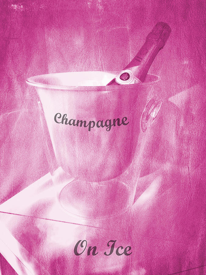 Pink Champagne On Ice Photograph by Richard Reeve