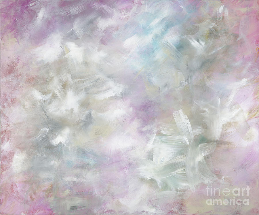 Abstract Painting - Pink Cloud by Nadine Rippelmeyer