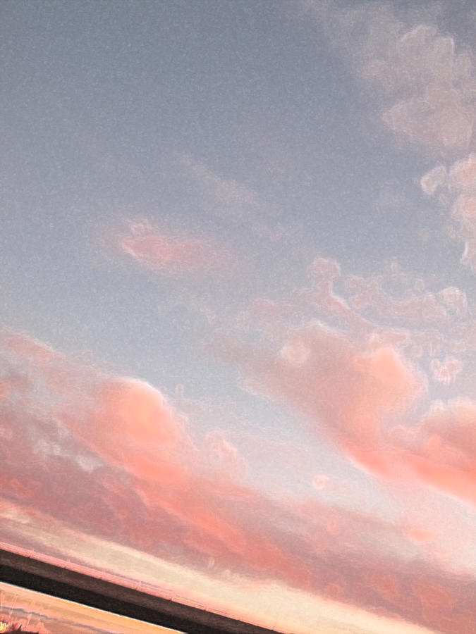 Pink Clouds AE Photograph by Lyle Crump