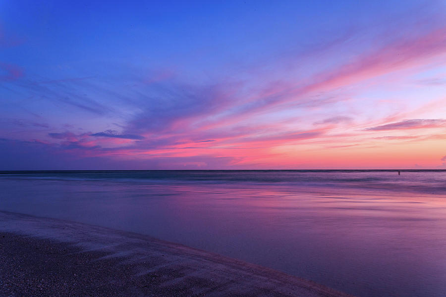 Pink Clouds and Water Photograph by Doug Camara