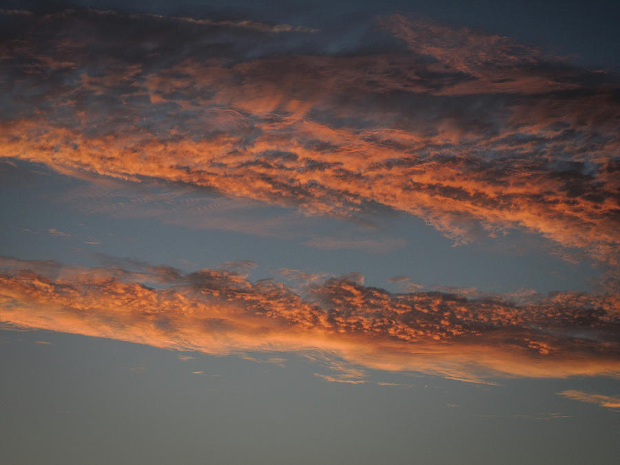 Pink Clouds at Sunset Photograph by James Truett