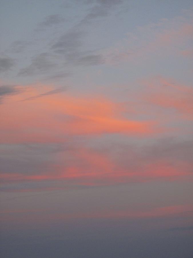Pink Clouds At Sunset One Day  Photograph by Lyle Crump
