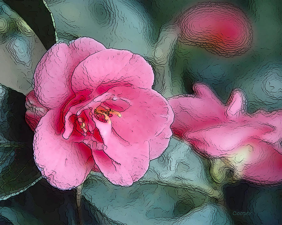 Pink Crystal Digital Art by Peggy Cooper-Hendon