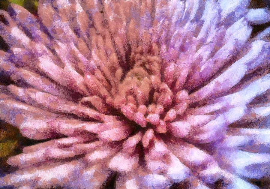 Pink Dahlia Digital Art by Charmaine Zoe