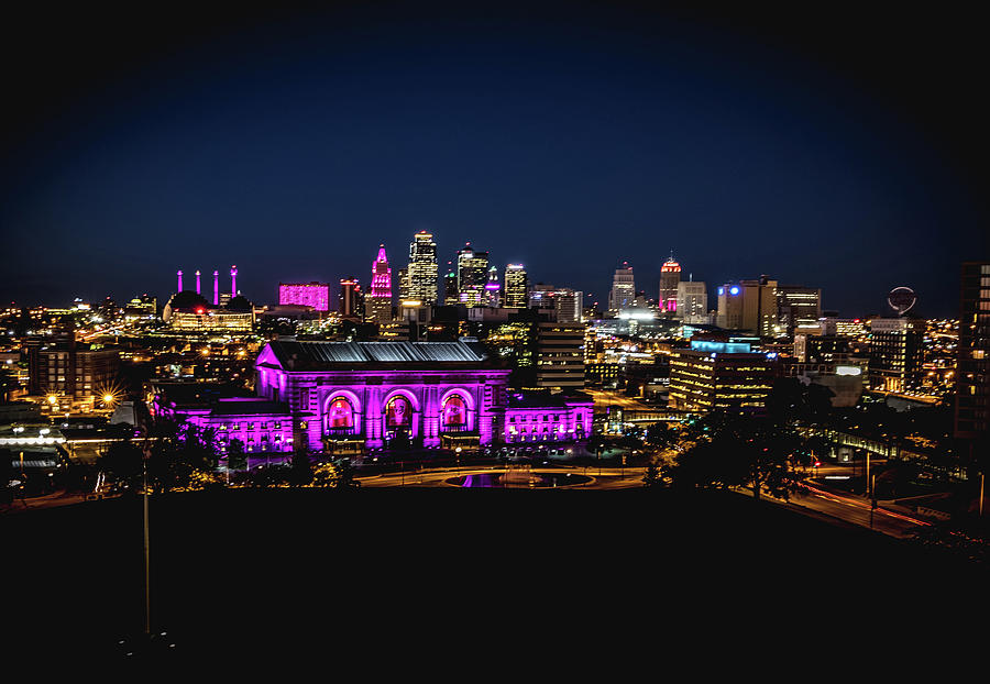 Pink Downtown KC Photograph by Jackie Eatinger - Fine Art America