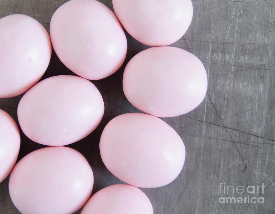 Pink Easter Eggs Photograph by Andrea Anderegg