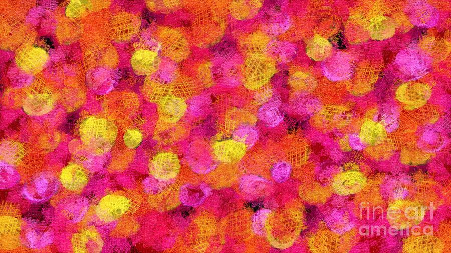 Hot Pink Digital Art - Pink Fire by Honey Brown