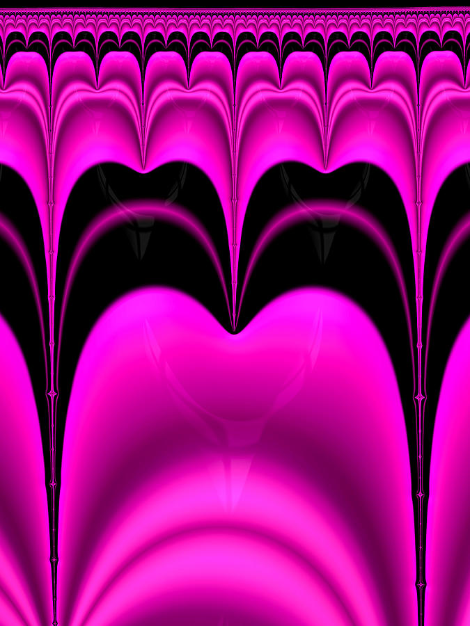 Pink fractal dentist treatment Digital Art by Matthias Hauser