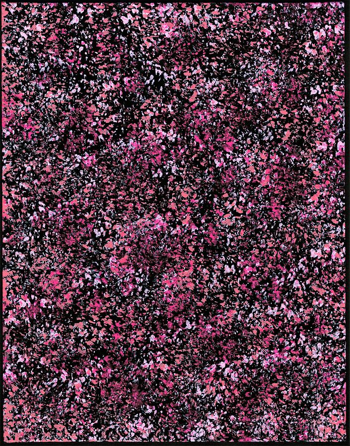 Galaxies Painting - Pink Galaxies by Eric Harsa