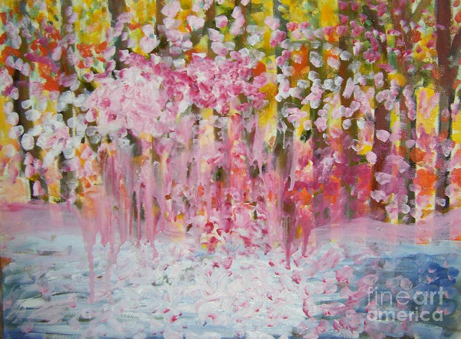 Landscape Painting - Pink  by Geraldine Liquidano