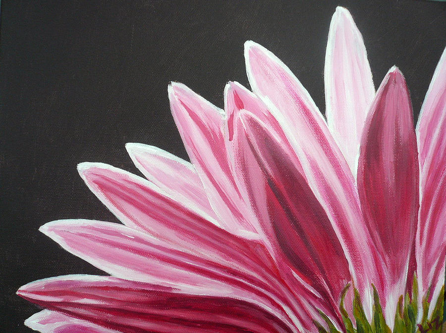 Flower Painting - Pink Gerber by Liz Zahara