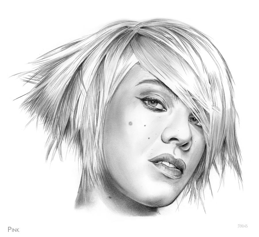 Pink Drawing - Pink by Greg Joens