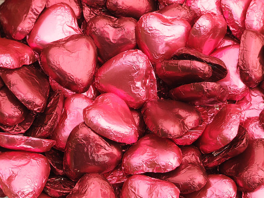 Pink Heart Chocolates i Photograph by Helen Jackson