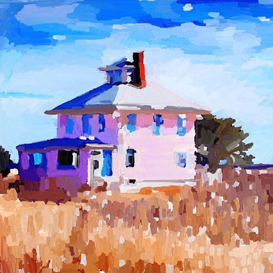 Newbury Photograph - Pink House For You And Me By Melissa by Melissa Abbott