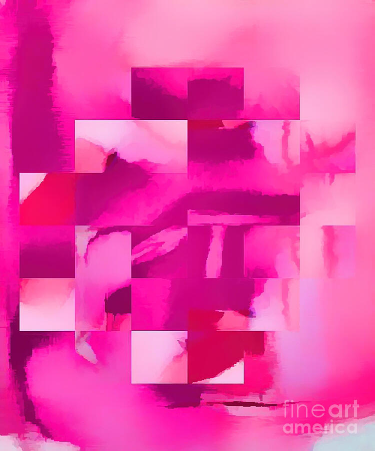 Pink Impression Digital Art by Diana Mary Sharpton