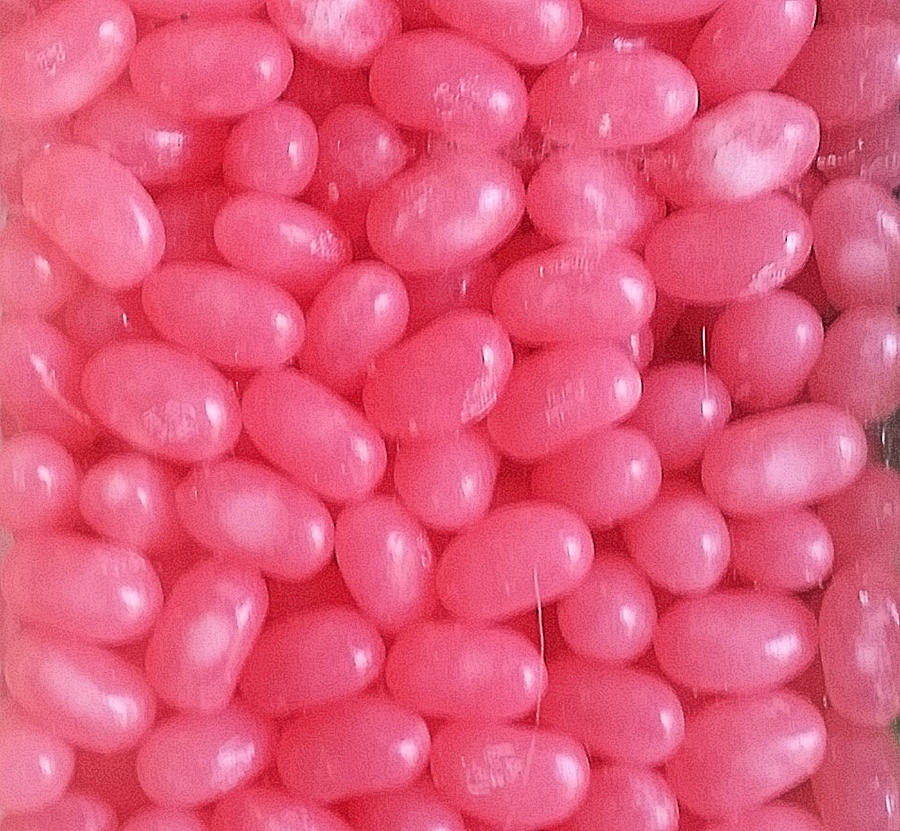 Pink Jelly Beans Photograph by Robert Banach